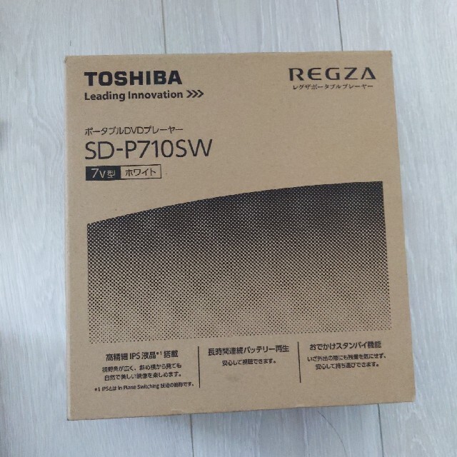 TOSHIBA REGZA レグザポータブルプレーヤー SD-P710SW