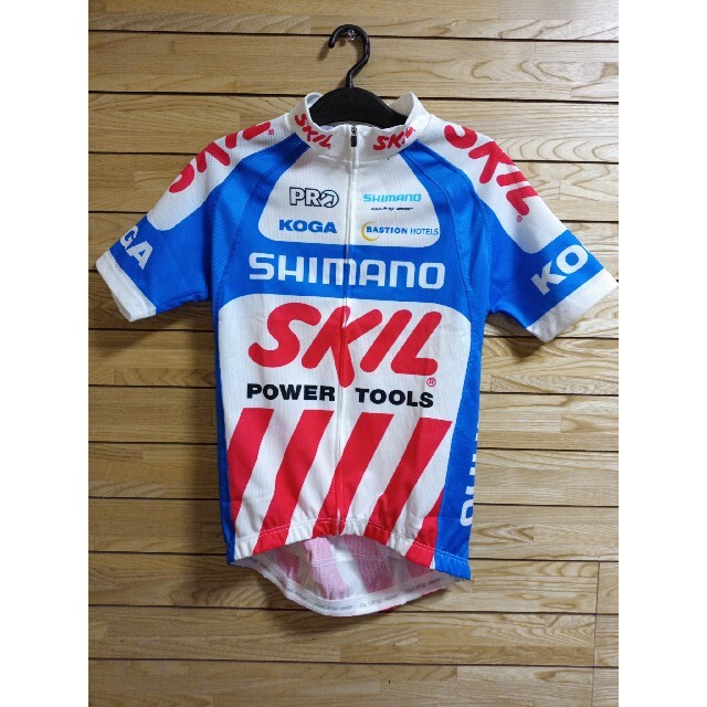 支給品　サイクルジャージ　Skil Shimano　スキルシマノ　ロードバイクS