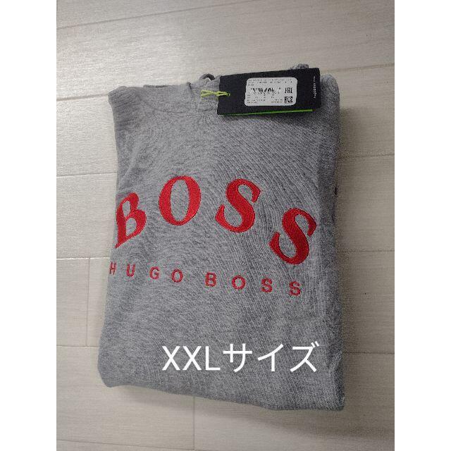 HUGO BOSS(ヒューゴボス)のHUGO BOSSパーカートレーナー グレーXXLサイズ メンズのトップス(パーカー)の商品写真