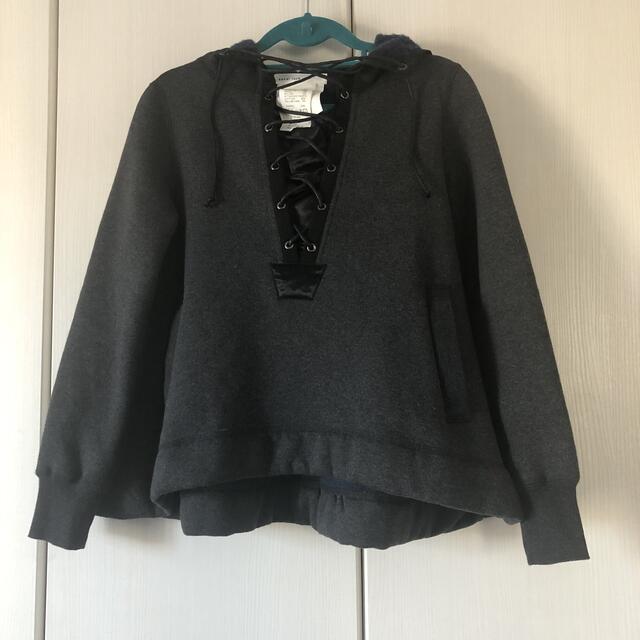 sacai luck ジップアップパーカー ブルゾン 裏起毛