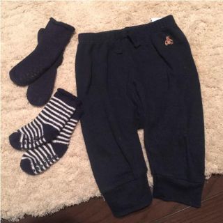 ベビーギャップ(babyGAP)のスエットパンツ♡靴下 ３点セット(パンツ)