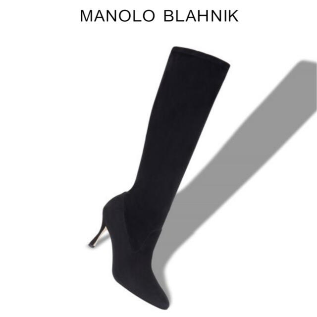 新作 MANOLO BLAHNIK - マノロブラニク スウェード ハンギシ VALENTINO