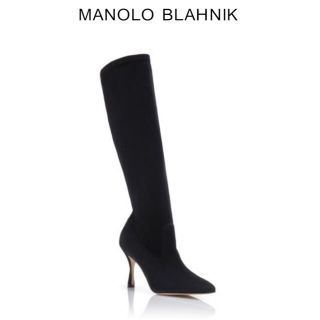 マノロブラニク(MANOLO BLAHNIK)のマノロブラニク  スウェード　ハンギシ　VALENTINO ヴァレンチノ　(ブーツ)