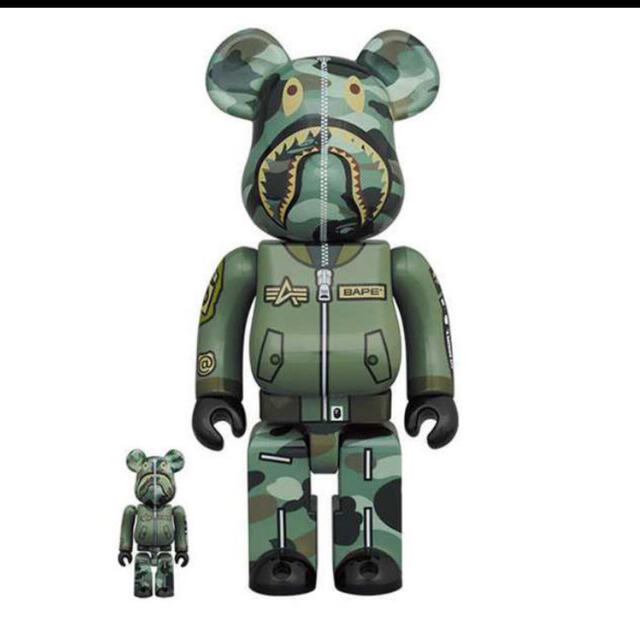 その他BE@RBRICK BAPE ALPHA 100％ & 400％