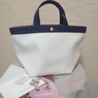 エルベシャプリエ(Herve Chapelier)のcoco333様専用　エルベシャプリエ　707GP ブラン×ネイビー(トートバッグ)