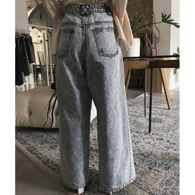 Ameri VINTAGE(アメリヴィンテージ)のWIDE CHEMICAL DENIM PANTS レディースのパンツ(デニム/ジーンズ)の商品写真