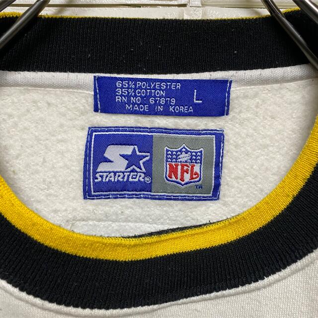 【STARTER】NFL スティーラーズ 90's 刺繍 スウェット スターター メンズのトップス(スウェット)の商品写真