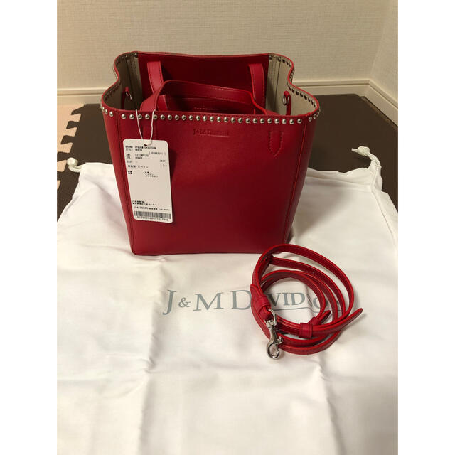 J&M DAVIDSON 定価154000円 バッグ牛革裏側