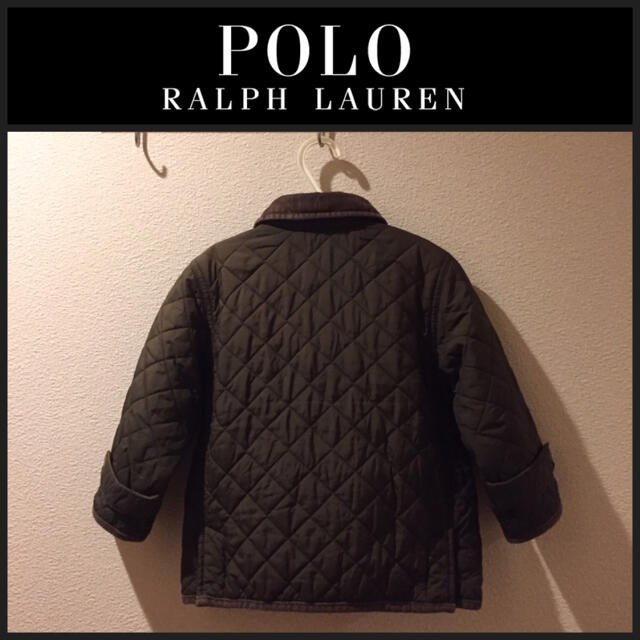 POLO RALPH LAUREN(ポロラルフローレン)の【Polo Ralph Lauren】キッズ キルティングジャケット カーキ キッズ/ベビー/マタニティのキッズ服男の子用(90cm~)(ジャケット/上着)の商品写真