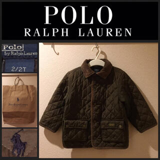 ポロラルフローレン(POLO RALPH LAUREN)の【Polo Ralph Lauren】キッズ キルティングジャケット カーキ(ジャケット/上着)