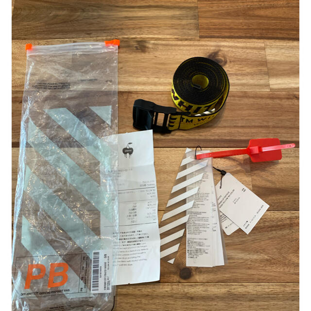 国内正規品 off-white インダストリアルベルト オフホワイト - 1