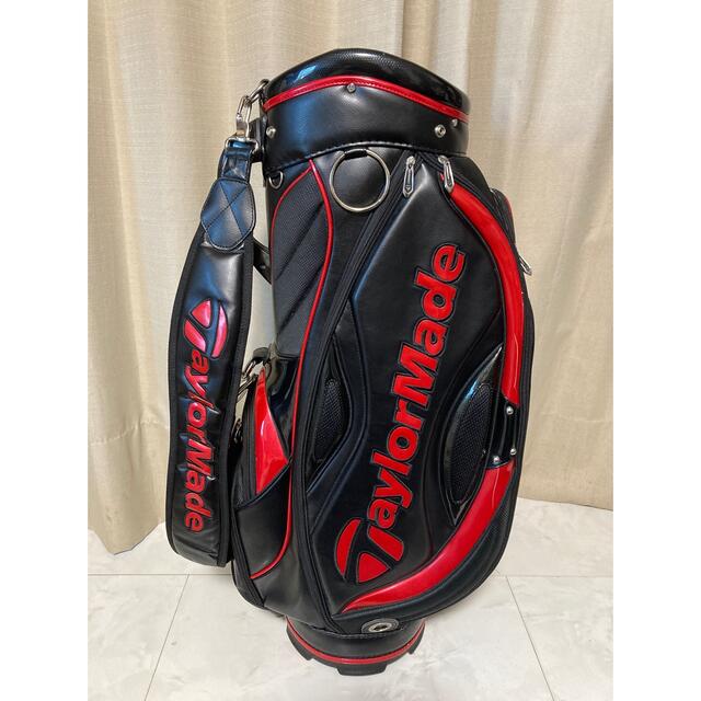 TaylorMade(テーラーメイド)の【週末限定値下げ】テーラーメイド キャディバッグ 黒、赤(BLACK、RED) スポーツ/アウトドアのゴルフ(バッグ)の商品写真