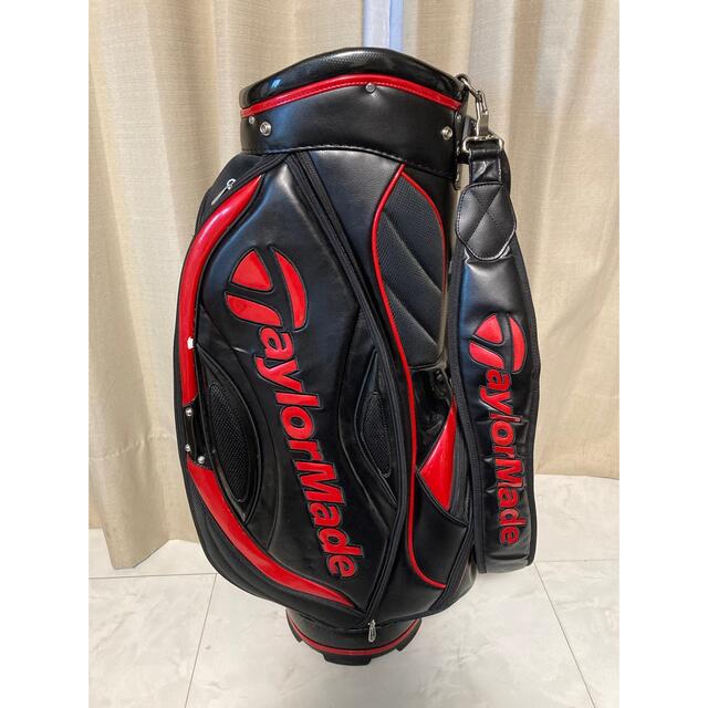 TaylorMade(テーラーメイド)の【週末限定値下げ】テーラーメイド キャディバッグ 黒、赤(BLACK、RED) スポーツ/アウトドアのゴルフ(バッグ)の商品写真