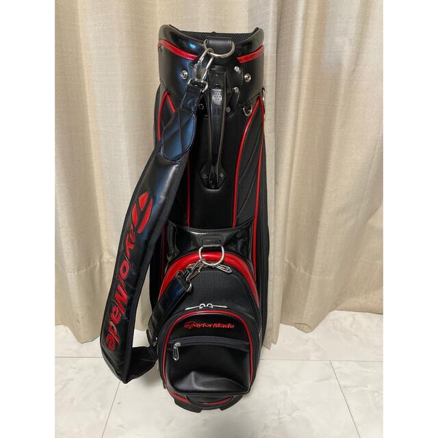 TaylorMade(テーラーメイド)の【週末限定値下げ】テーラーメイド キャディバッグ 黒、赤(BLACK、RED) スポーツ/アウトドアのゴルフ(バッグ)の商品写真