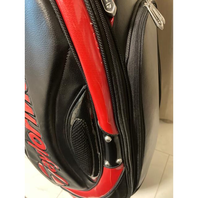 TaylorMade(テーラーメイド)の【週末限定値下げ】テーラーメイド キャディバッグ 黒、赤(BLACK、RED) スポーツ/アウトドアのゴルフ(バッグ)の商品写真