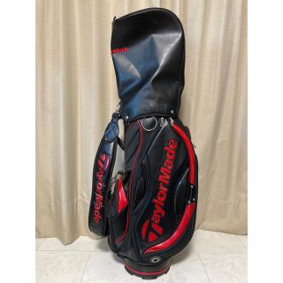 テーラーメイド(TaylorMade)の【週末限定値下げ】テーラーメイド キャディバッグ 黒、赤(BLACK、RED)(バッグ)