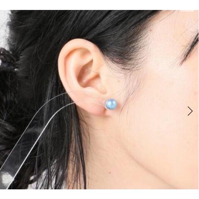 L'Appartement DEUXIEME CLASSE - 【完売品】Lilasインディゴパール1ツブピアスK10 2P 8mm