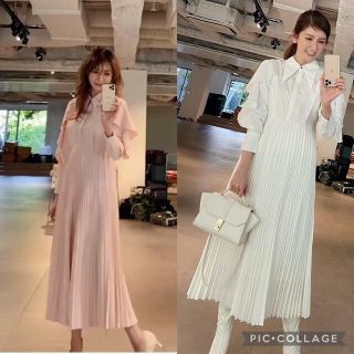 ★nさま専用★(8/1まで)celford ラッフルスリーブプリーツワンピース