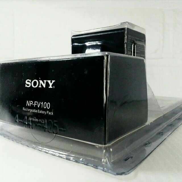 3新品 SONY NP-FV100 リチャージブルバッテリーパック 3個