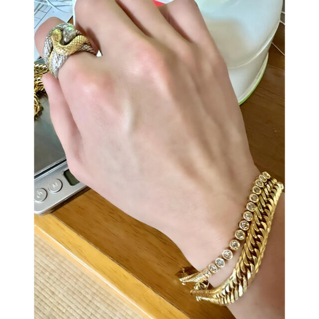 K18 リング の通販 by いちご｜ラクマ ゴールド ネックレス ブレスレット 新品高品質