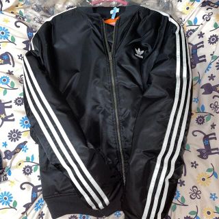 新品 adidas アディダス MA-1 ナイロンブルゾン O XL 黒