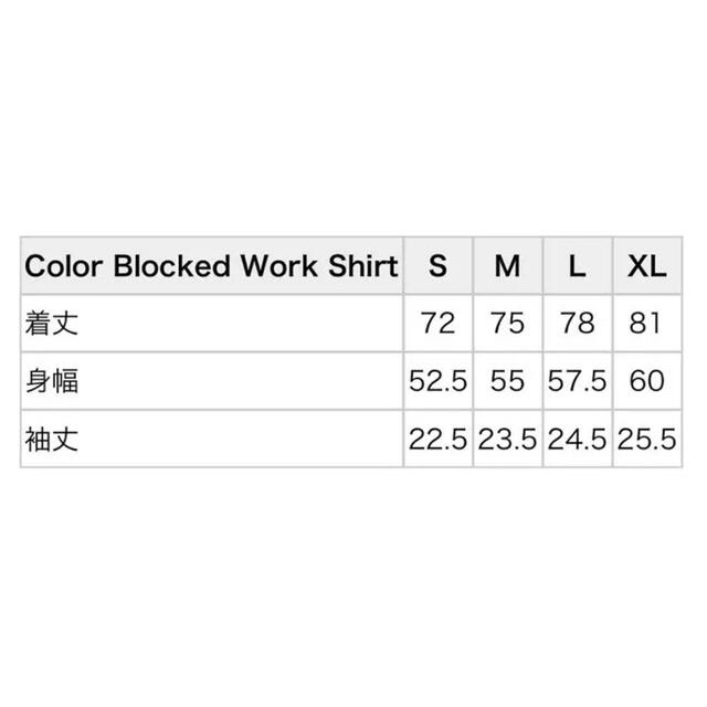 Supreme Color Blocked Work Shirt L 新品 シャツ