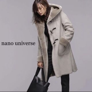 nano・universe - ナノユニバース フェイクムートンダッフルコートの ...