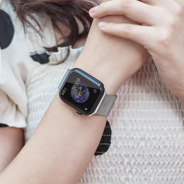 Apple Watch ミラネーゼ ループ ベルト ブラックアップルウォッチの通販 by k's shop@送料無料/｜ラクマ