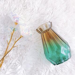 ダイヤグラスベース 韓国 インテリア セリア(花瓶)