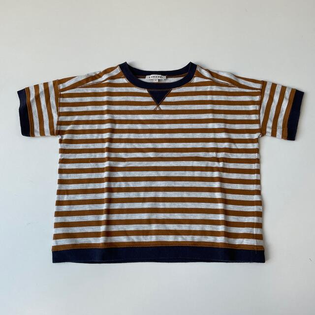 Caramel baby&child (キャラメルベビー&チャイルド)のCARAMEL 6Y ボーダーTシャツ キッズ/ベビー/マタニティのキッズ服男の子用(90cm~)(Tシャツ/カットソー)の商品写真