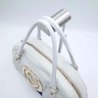【廃盤激レア】GUCCI グッチ シェリーライン GGロゴ本革ボストンバッグ