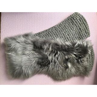 DEUXIEME CLASSE - GUSHLOW&COLE ムートン×ニットスヌード