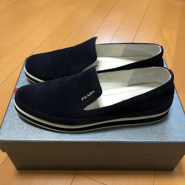 『PRADA 』スニーカー　ネイビー