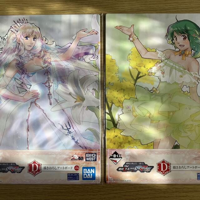 BANDAI(バンダイ)のマクロス 劇場公開記念 一番くじ D賞 描きおろしアートボード【マクロスF】 エンタメ/ホビーのアニメグッズ(その他)の商品写真