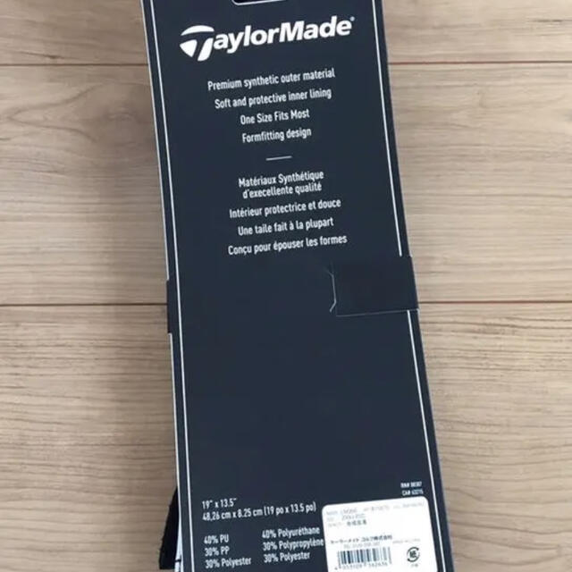 TaylorMade(テーラーメイド)の新品 テーラーメイド FW3番ヘッドカバー 200cc対応 白/黒/赤 スプーン スポーツ/アウトドアのゴルフ(その他)の商品写真