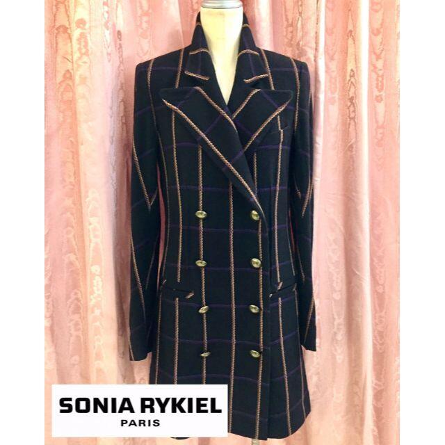 SONIA RYKIEL(ソニアリキエル)の未使用 SONIA RYKIEL ソニアリキエル ダブルジャケット サイズ40 レディースのジャケット/アウター(テーラードジャケット)の商品写真