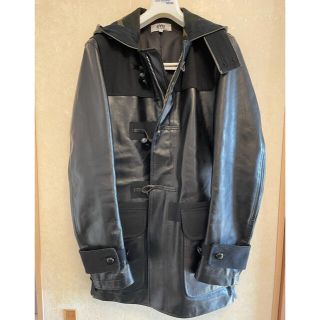 ジュンヤワタナベコムデギャルソン(JUNYA WATANABE COMME des GARCONS)のJUNYA WATANABE レザーダッフルコート  コムデギャルソン(その他)