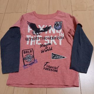 マザウェイズ(motherways)のマザウェイズ120長袖Tシャツ　鷲ピンク(Tシャツ/カットソー)