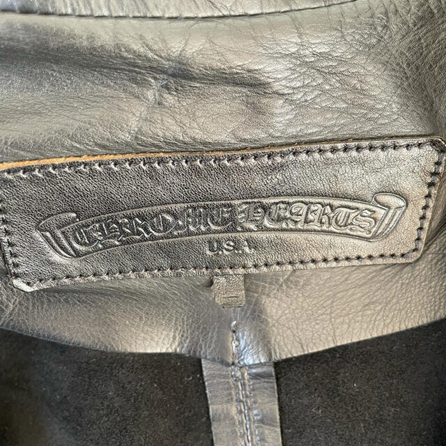 Chrome Hearts(クロムハーツ)のCHROME HEARTS／クロムハーツ  シングルライダースジャケット メンズのジャケット/アウター(ライダースジャケット)の商品写真