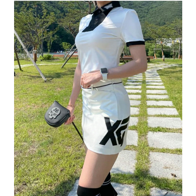 84%以上節約 PXG ゴルフ ウェア レディース半袖 ニットポロシャツ