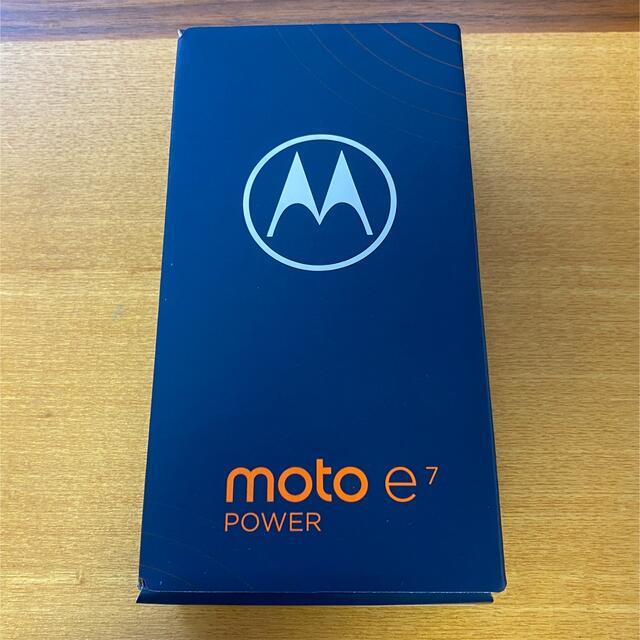 【新品未開封SIMフリー】Motorola moto e7 POWER 32GB 1