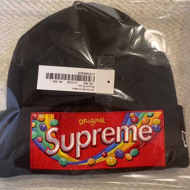 帽子★ Supreme Skittles New Era Beanie Black★