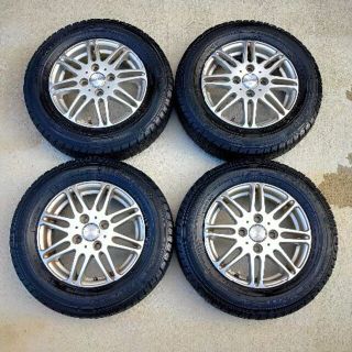 グッドイヤー(Goodyear)の145/80R13 スタッドレスタイヤ＆ホイール4本セット(タイヤ・ホイールセット)