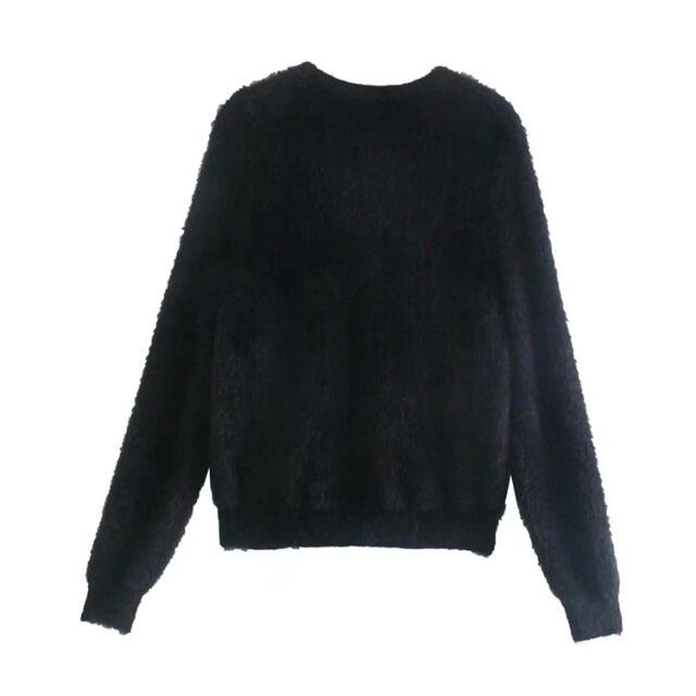 ZARA(ザラ)の🍁11月新作🍠6937◆black ブラック ニット カーディガン レディースのトップス(カーディガン)の商品写真