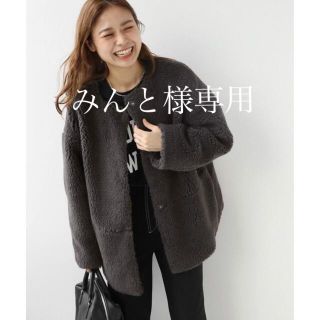 ジャーナルスタンダード(JOURNAL STANDARD)の値下げ　ウォッシャブルボアマフラー付きブルゾン(ブルゾン)