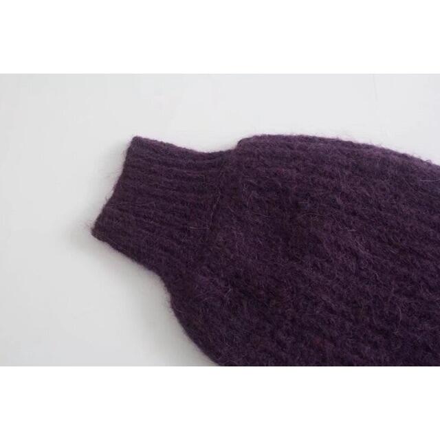 ZARA(ザラ)の🍁11月新作🍠6938◆purple パープル ニット セーター レディースのトップス(ニット/セーター)の商品写真