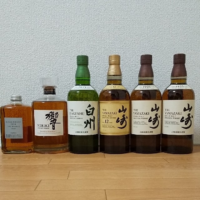 白州　山崎　山崎12年　響JH　フロムザバレル　ウイスキー　6本セット 食品/飲料/酒の酒(ウイスキー)の商品写真