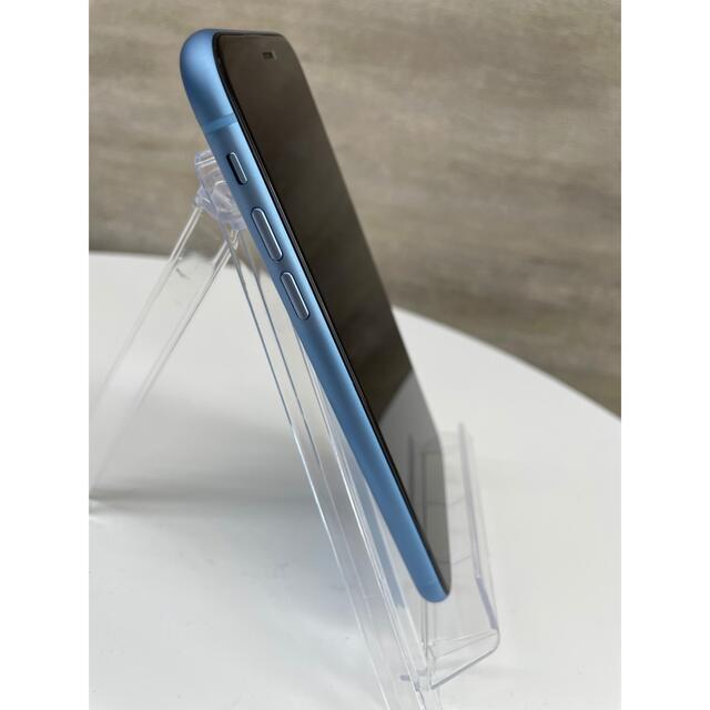 iPhone XR 64GB ブルー人気色☆SIMフリー超美品　バッテリー良好