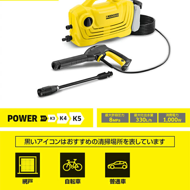 ケルヒャー 高圧洗浄機 K2クラシックプラス 交換無料 9000円 gredevel