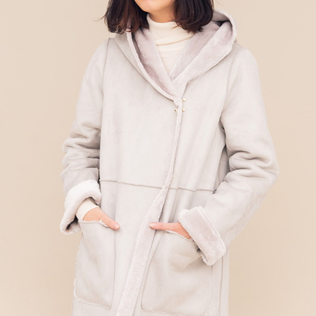 Aunt Marie's - 【期間限定SALE】新品 Aunt Marie's フェイクムートン